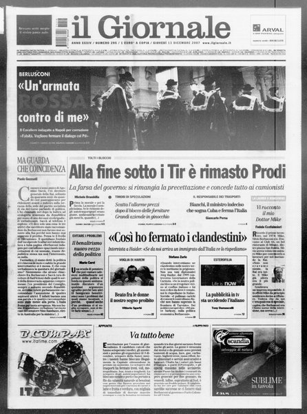 Il giornale : quotidiano del mattino